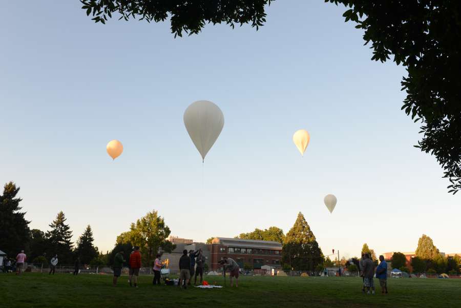 U.S.-OREGON-CORVALLIS-SOLAR ECLIPSE by .