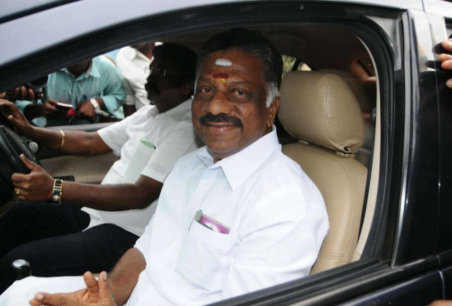 Chennai: AIADMK leader O. Panneerselvam in Chennai on Aug. 18, 2017. (Photo: IANS) by .