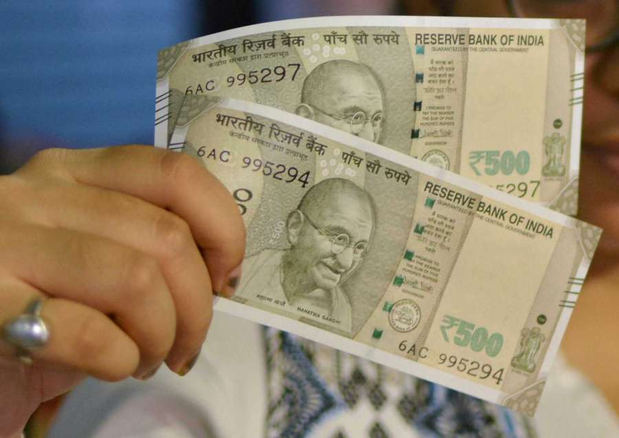 New Rs 500 denomination currency note. (File Photo: Kuntal Chakrabarty/IANS) by .
