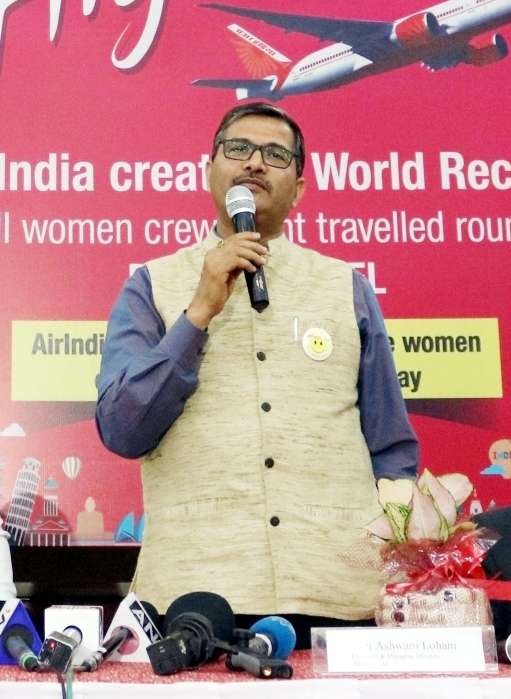 Air India's Chairman and Managing Director Ashwani Lohani. (File Photo: IANS) by .