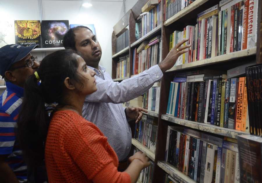 New Delhi: Book lovers throng the 'Delhi Book Fair-2017' at Pragati Maidan in New Delhi on Aug 26, 2017. (Photo: IANS) by .