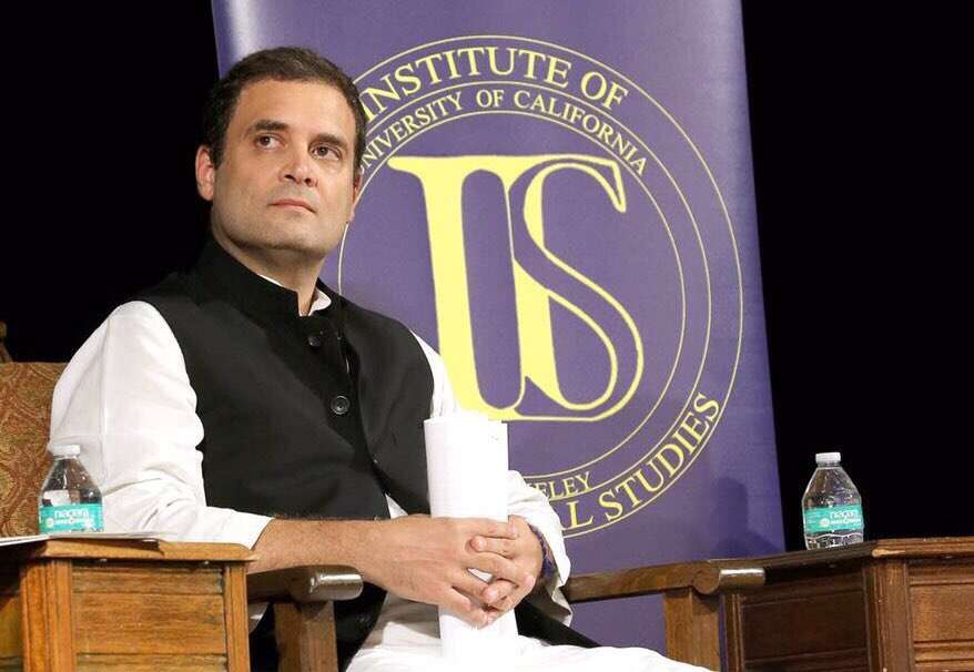 Berkeley: Congress vice president Rahul Gandhi at the event 'India at 70: Reflections on the Path Forward' at the University of California, Berkeley on Sept 12, 2017. (Photo: IANS/@INCIndia) by .