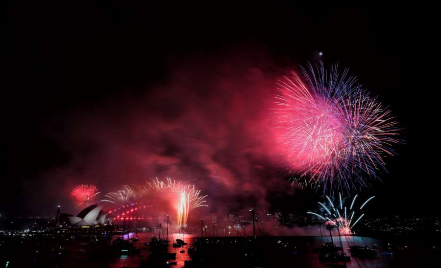 AUSTRALIA-SYDNEY-FIREWORKS-NEW YEAR by . 