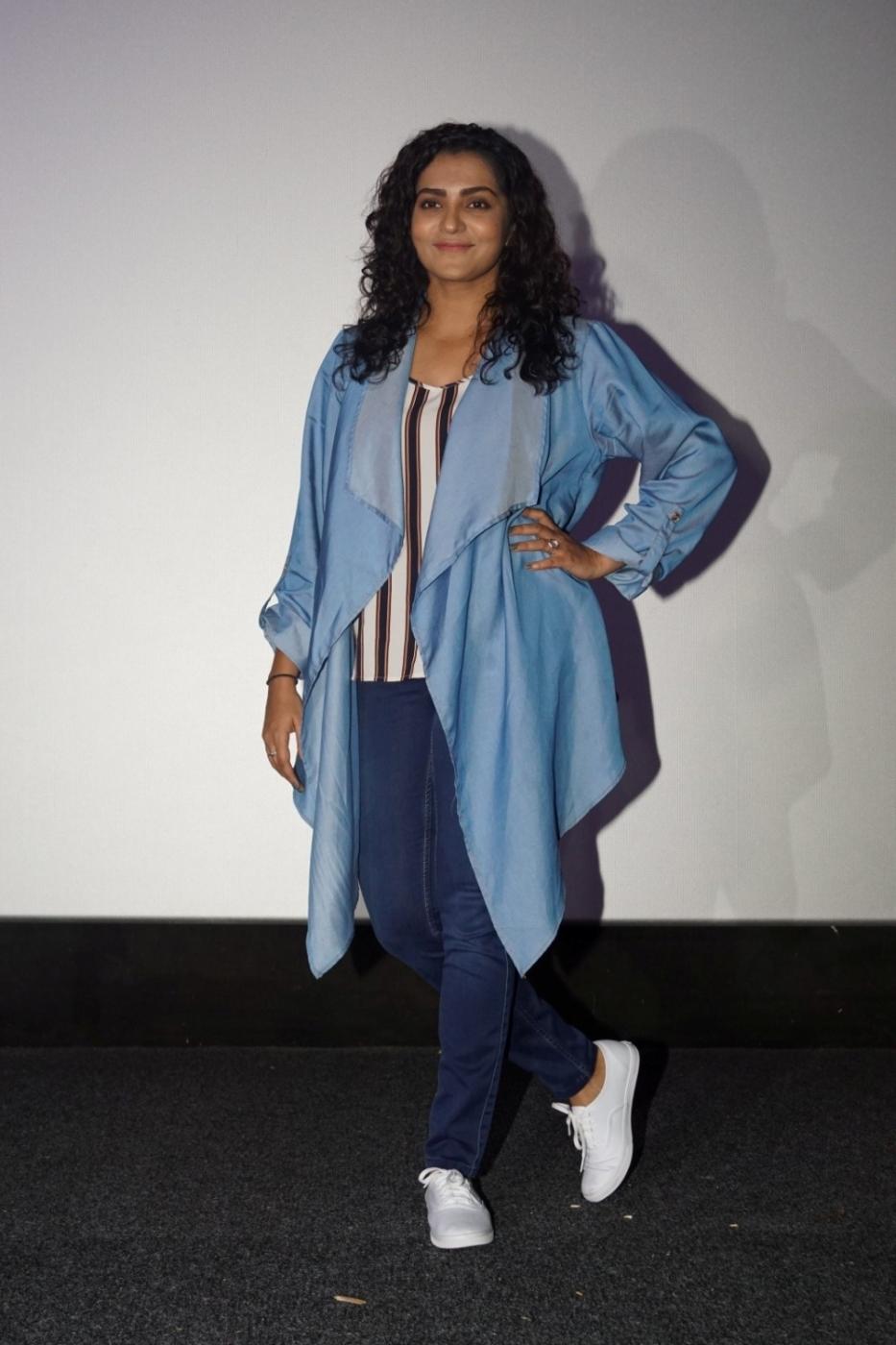 Mumbai: Actress Parvathy at the special screening of film "Qarib Qarib Singlle" in Mumbai on Nov 10, 2017.(Photo: IANS) by .