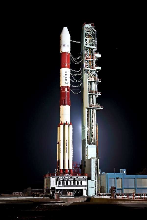 Sriharikota: PSLV-C41 that is scheduled to launch 1,425-kg IRNSS-1L navigation satellite from First Launch Pad (FLP) of SDSC SHAR, Sriharikota, 105 km away from Chennai; on April 11, 2018. It will blast off on Thursday at around 4.04 a.m. (Photo: IANS/ISRO) by .