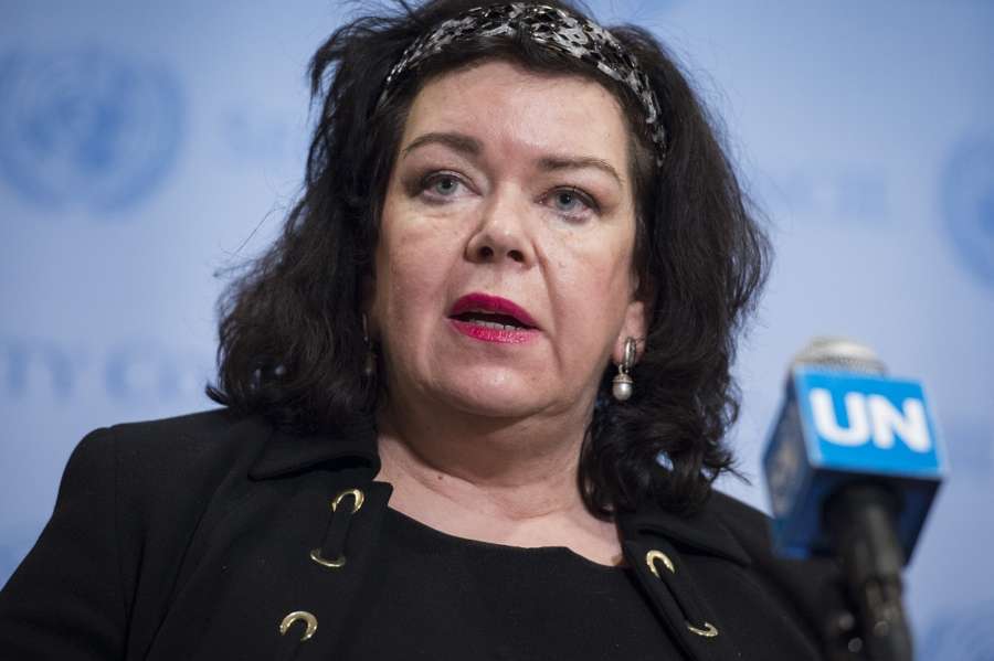 Karen Pierce, Britain's Permanent Representative to the United Nations. (Photo: UN/IANS) by . 