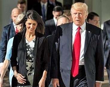 Nikki Haley became the first Indian American to join the United States cabinet. President Donald Trump appointed her as the Permanent Representative to the United Nations, a cabinet rank position in the US. (Photo: White House/IANS) by . 