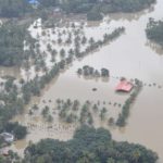 Kerala: An aerial view of the flood-hit areas of Kerala on Aug 18, 2018. Overflowing rivers and a series of landslides have caused the death of 180 people as of Saturday morning, with over three lakh people forced to move to some 2,000 relief camps. The disaster has triggered an unprecedented rescue and relief operation led by the Army, the Air Force and the Navy along with teams of National Disaster Response Force involving about 1,300 personnel and 435 boats. Prime Minister Narendra Modi on Saturday announced Rs 500 crore financial assistance for flood-ravaged Kerala. (Photo: IANS/PIB) by . 