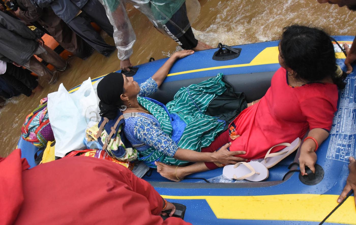 Kochi: Rescue operations underway in Kochi, Kerala on Aug 18, 2018. (Photo: IANS) by . 