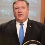 WASHINGTON, Aug. 16, 2018 (Xinhua) -- U.S. Secretary of State Mike Pompeo speaks during a press briefing in Washington D.C., the United States, Aug. 16, 2018. U.S. State Department on Thursday announced the creation of the Iran Action Group (IAG) to execute the administration's Iran strategy and pressure the country to change its behaviors. (Xinhua/Liu Jie/IANS) by . 