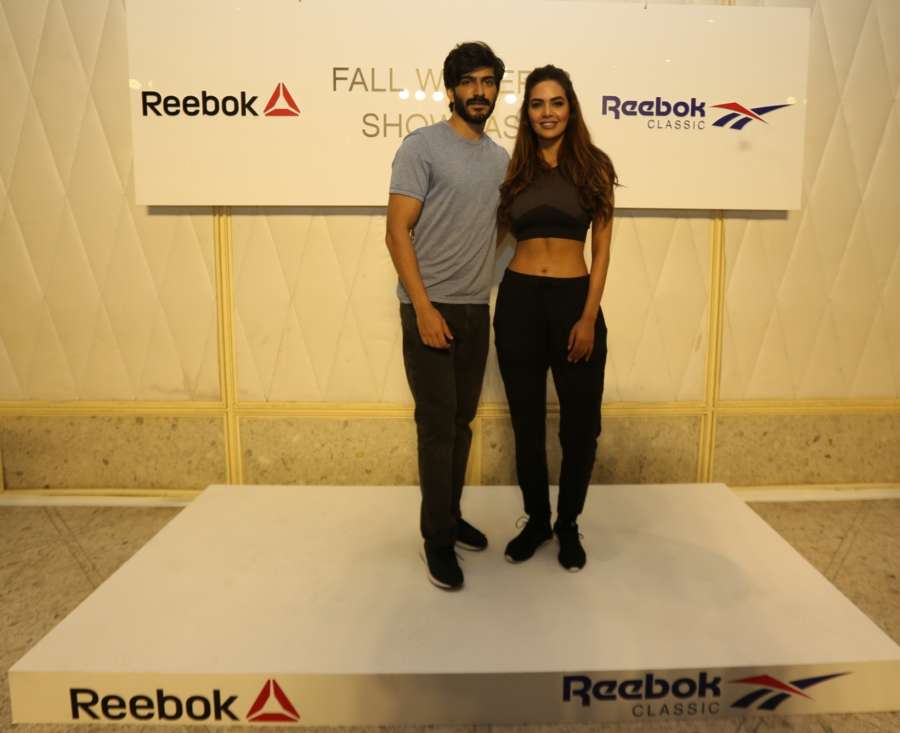 Fashionably fit Harshvardhan Kapoor and Esha Gupta at Reebok Fall Winter collection preview. by .