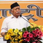 Nagpur: RSS chief Mohan Bhagwat addresses at the concluding function of "Tritiya Varsh Varg" in Nagpur on June 7, 2018. (Photo: IANS) by . 