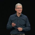 Apple CEO Tim Cook at an event in California where the company officially introduced its 2018 line-up of iPhones -- the premium iPhone XS, iPhone XS Max and iPhone XR, late on Wednesday. by . 