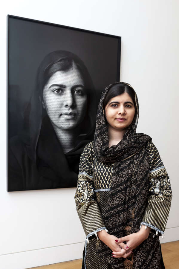 Malala Yousafzai Portrait Unveiling by JORGE HERRERA. 