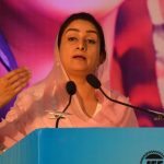 Union Food Processing Industries Minister Harsimrat Kaur Badal addresses at an interactive session, organised by the Indian Chamber of Commerce (ICC), in Kolkata on July 13, 2018. (Photo: IANS/PIB) by . 