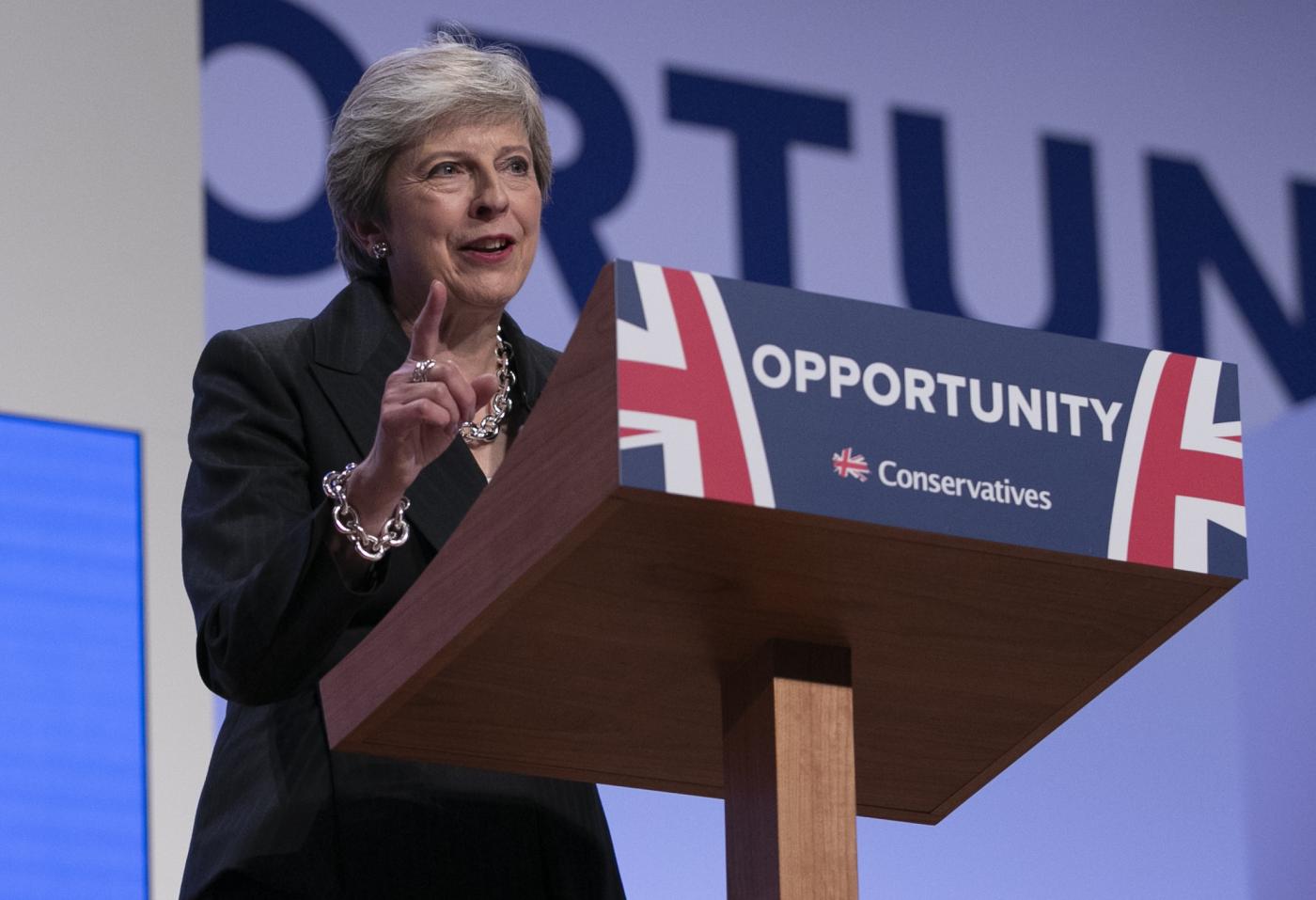 BRITAIN-BIRMINGHAM-CONSERVATIVES PARTY CONFERENCE-PRIME MINISTER by .