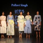 New Delhi: Models showcase creations of designer Pallavi Singh during Lotus Make-Up India Fashion Week Spring Summer 2019 in New Delhi on Oct 11, 2018.(Photo: Amlan Paliwal/IANS) by . 