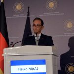 ANKARA, Sept. 5, 2018 (Xinhua) -- German Foreign Minister Heiko Maas speaks at a joint press conference with his Turkish counterpart Mevlut Cavusoglu (not seen in picture) in Ankara, Turkey, on Sept. 5, 2018. Turkey and Germany will work intensely to strengthen bilateral ties and prevent the escalation of conflicts in Syria's Idlib region, foreign ministers of the two countries stressed Wednesday in Ankara. (Xinhua/Mustafa Kaya/IANS) by .