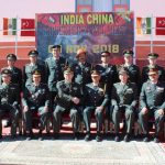 Bum-la: The Indian Army and China's People's Liberation Army (PLA) personnel during a first-ever border personnel meeting (BPM) at the Major General-level between Indian Army and Chinese PLA at Bum-la in Arunachal Pradesh on Nov 9, 2018. (Photo: IANS) by .