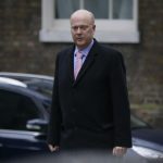 LONDON, Jan. 10, 2018 (Xinhua) -- Chris Grayling, Britain's transport secretary, arrives for the first cabinet meeting of the year, following yesterday's cabinet reshuffle, at 10 Downing Street, in London, Britain, on Jan. 9, 2018. (Xinhua/Tim Ireland/IANS) by . 
