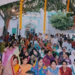 People of different faiths gather at the dargah. by .