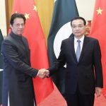 BEIJING, Nov. 3, 2018 (Xinhua) -- Chinese Premier Li Keqiang (R) holds talks with Pakistani Prime Minister Imran Khan, who is paying an official visit to China, at the Great Hall of the People in Beijing, capital of China, Nov. 3, 2018. (Xinhua/Pang Xinglei/IANS) by . 