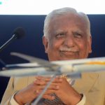 Mumbai: Mumbai: Jet Airways Chairman Naresh Goyal during the signing of Memorandum of Understanding (MoU) between Jet Airways and Air FranceâKLM in Mumbai on Nov 29, 2017.(Photo: IANS) by .