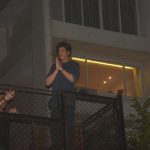 Caption: Mumbai: Actor Shah Rukh Khan greets his fans from his residence - Mannat on his 53rd birthday in Mumbai on Nov 2, 2018. (Photo: IANS) by .