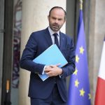 PARIS, Oct. 17, 2018 (Xinhua) -- French Prime Minister Edouard Philippe leaves the Elysee Palace after the cabinet meeting in Paris, France on Oct. 17, 2018. French President Emmanuel Macron on Tuesday named Christophe Castaner, one of his main backers, to supervise interior affairs and replace Gerard Collomb, in his latest cabinet reshuffle. (Xinhua/Jack Chan/IANS) by . 