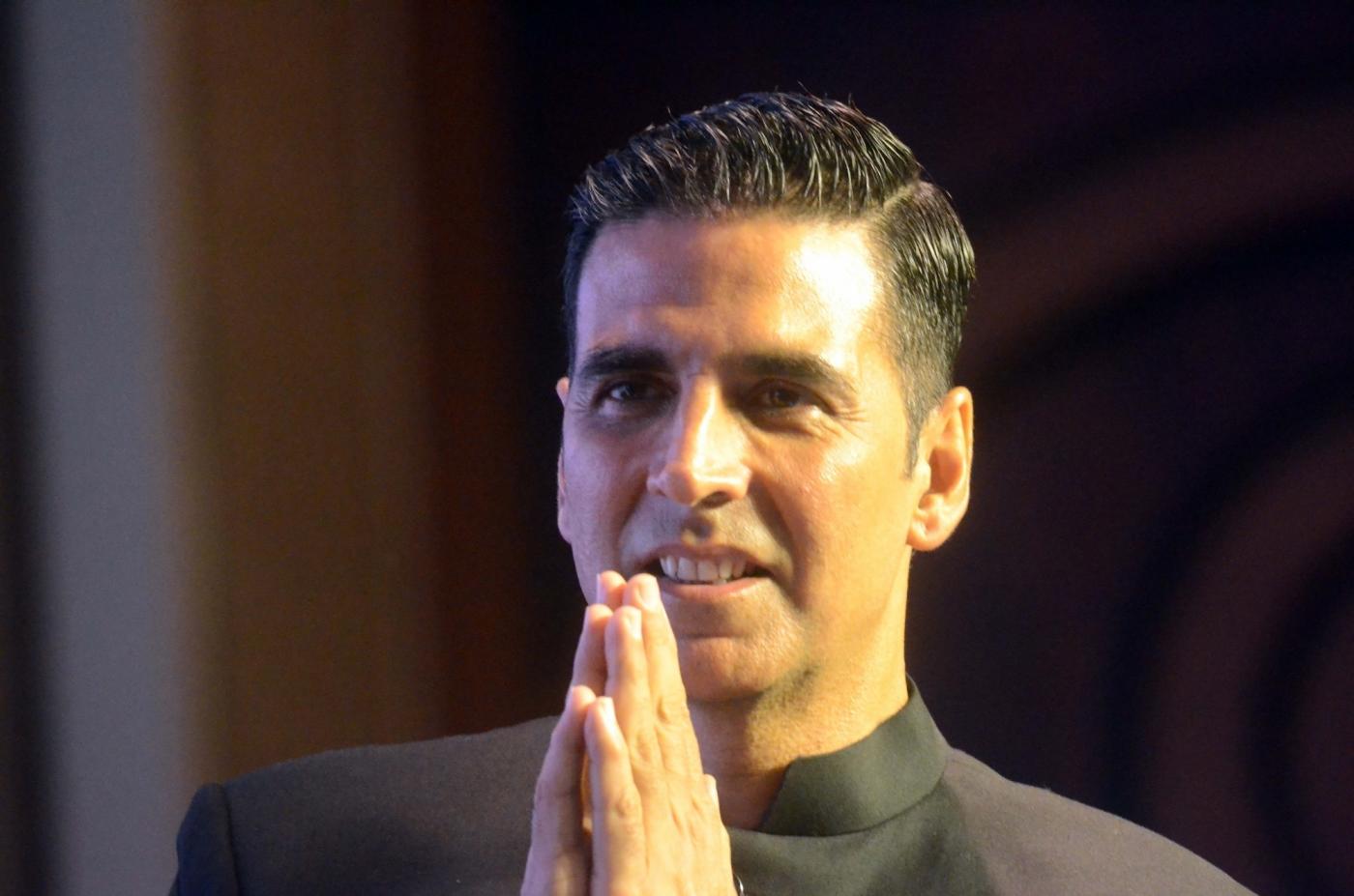 Mumbai: Actor Akshay Kumar during a programme on the occasion of the 'World Toilet Day' in Mumbai on Nov 19, 2018. (Photo: IANS) by . 