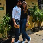 Mumbai: Actor Ayushmann Khurrana along with his wife Tahira Kashyap seen at Mumbai's Bandra on Oct 15, 2018.(Photo: IANS) by . 