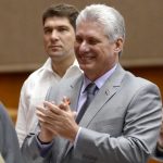 HAVANA, April 18, 2018 (Xinhua) -- Cuban First Vice President Miguel Diaz-Canel (C) attends a session of Cuba's National Assembly of People's Power, in Havana, Cuba, April 18, 2018. Cuba's National Assembly of People's Power began a two-day session on Wednesday morning to elect a successor to President Raul Castro. (Xinhua/Jaoquin Hernandez/IANS) by . 