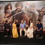 Mumbai: Actors Amitabh Bachchan, Aamir Khan, Fatima Sana Shaikh, Katrina Kaif and director Vijay Krishna Acharya at the trailer launch of their upcoming film "Thugs of Hindostan" in Mumbai on Sept 27, 2018. (Photo: IANS) by . 