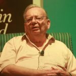 New Delhi: Author Ruskin Bond at the launch of his autobiography - "Lone Fox Dancing - My Autobiographyâ in New Delhi, on June 20, 2017. (Photo: IANS) by .