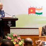 Hanoi: President Ram Nath Kovind addresses at the Vietnam India Business Forum, in Hanoi, Vietnam, on Nov 19, 2018. (Photo: IANS/RB) by .