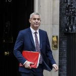 LONDON, Nov. 26, 2018 (Xinhua) -- British Secretary of State for Exiting the European Union (EU) Stephen Barclay leaves 10 Downing Street after a cabinet meeting in London, Britain, on Nov. 26, 2018. The British parliament's vote on Brexit deal is expected to be held on Dec. 11, British Prime Minister Theresa May confirmed on Monday. (Xinhua/Han Yan/IANS) by . 