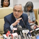 New Delhi: NITI Aayog Vice-Chairman Rajiv Kumar addresses a press conference at the release of NITI Aayog's 'Strategy for New India @75', in New Delhi on Dec 19, 2018. (Photo: IANS/PIB) by .