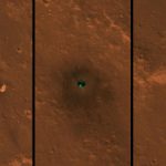 NASA's InSight spacecraft, its heat shield and its parachute were imaged on Dec. 6 and 11 by the HiRISE camera onboard NASA's Mars Reconnaissance Orbiter. (Photo Credits: NASA/JPL-Caltech/University of Arizona) by . 