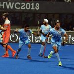 Bhubaneswar: Players in action during a Men's Hockey World Cup 2018 match between India and Netherlands at Kalinga Stadium in Bhubaneswar on Dec 12, 2018. (Photo: IANS) by .