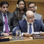 Afghanistan's Permanent Representative Mahmoud Saikal speaks at the United Nations Security Council meeting on the situation in Afghanistan on Monday, Dec. 17, 2018. (Photo: UN/IANS) by . 