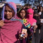 Hojai: Women cast their votes during the second phase of Assam Panchayat polls in Hojai district of the state on Dec 9, 2018. (Photo: IANS) by . 