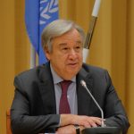 STOCKHOLM, Dec. 14, 2018 (Xinhua) -- UN Secretary-General Antonio Guterres attends a press conference in Stockholm, Sweden, on Dec. 13, 2018. The week-long Yemen peace talks concluded in Sweden on Thursday, during which, constructive progress was made for the upcoming talks. (Xinhua/Rob Schoenbaum/IANS) by . 