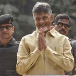 Hyderabad: Andhra Pradesh Chief Minister and TDP supremo N. Chandrababu Naidu during a roadshow in Hyderabad on Dec 3, 2018. (Photo: IANS) by . 