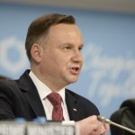 KATOWICE, Dec. 3, 2018 (Xinhua) -- Polish President Andrzej Duda addresses the UN Climate Change Conference in Katowice, Poland, Dec. 3, 2018. Delegates from nearly 200 countries began talks on Sunday on urgent actions to curb climate change three years after the landmark Paris Climate Change Agreement set a goal of keeping global warming below 2 degrees Celsius. The two-week UN Climate Change Conference, known as COP24, is held in the southern Polish city of Katowice. (Xinhua/Jaap Arriens/IANS) by . 