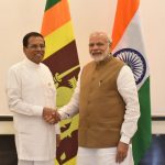 New Delhi: Prime Minister Narendra Modi during a bilateral meeting with Sri Lankan President Maithripala Sirisena, on the sidelines of International Solar Alliance (ISA) Summit, in New Delhi on March 11, 2018. (Photo: IANS/MEA) by .