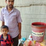 Pradip Biswas near his filter at home. by .