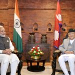 Kathmandu: Prime Minister Narendra Modi and Nepalese Prime Minister K.P. Sharma Oli ahead of the delegation level talks, in Kathmandu, Nepal on May 11, 2018. (Photo: IANS/PIB) by . 