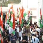 Jaipur: Party workers celebrate at Congress party office as Congress leads in the Rajasthan assembly elections in Jaipur on Dec 11, 2018. (Photo: IANS) by .