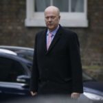 LONDON, Jan. 10, 2018 (Xinhua) -- Chris Grayling, Britain's transport secretary, arrives for the first cabinet meeting of the year, following yesterday's cabinet reshuffle, at 10 Downing Street, in London, Britain, on Jan. 9, 2018. (Xinhua/Tim Ireland/IANS) by .
