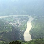 Shimla: An aerial view of Sutlej river. National Thermal Power Corporation (NTPC) is set to commission the 800-MW Kol Dam, its first hydropower project, on the Sutlej river. The project would add another 366.48 million units of electricity every year to the stateâs power kitty as it would get 12 per cent free power share out of the 3,054 million units of electricity that the project will be generating every year. (Photo: IANS) by .